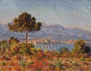 Claude Monet Antibes Seen from the Notre Dame Plateau oil